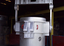 200 Ton Capacity Ladle Bail & 95 Ton Steel Mill Ladle