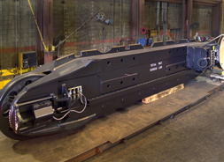 Mining Shovel Crawler Frame Assembled
