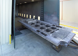 Oilfield Skid After Sandblast
